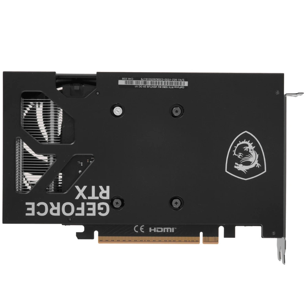 Видеокарта MSI RTX 5060 8G VENTUS 2X OC V1 8 ГБ