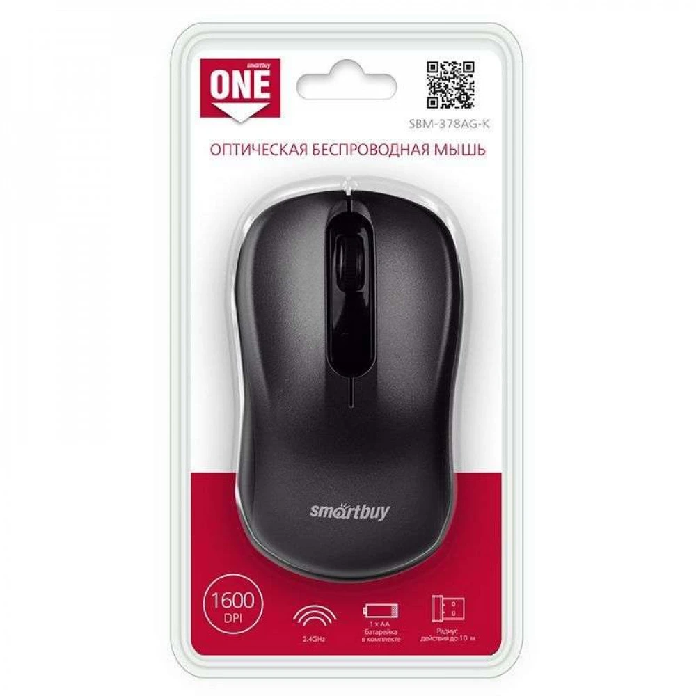 Мышь SmartBuy ONE 378 0012667 Бюджетные, Беспроводная