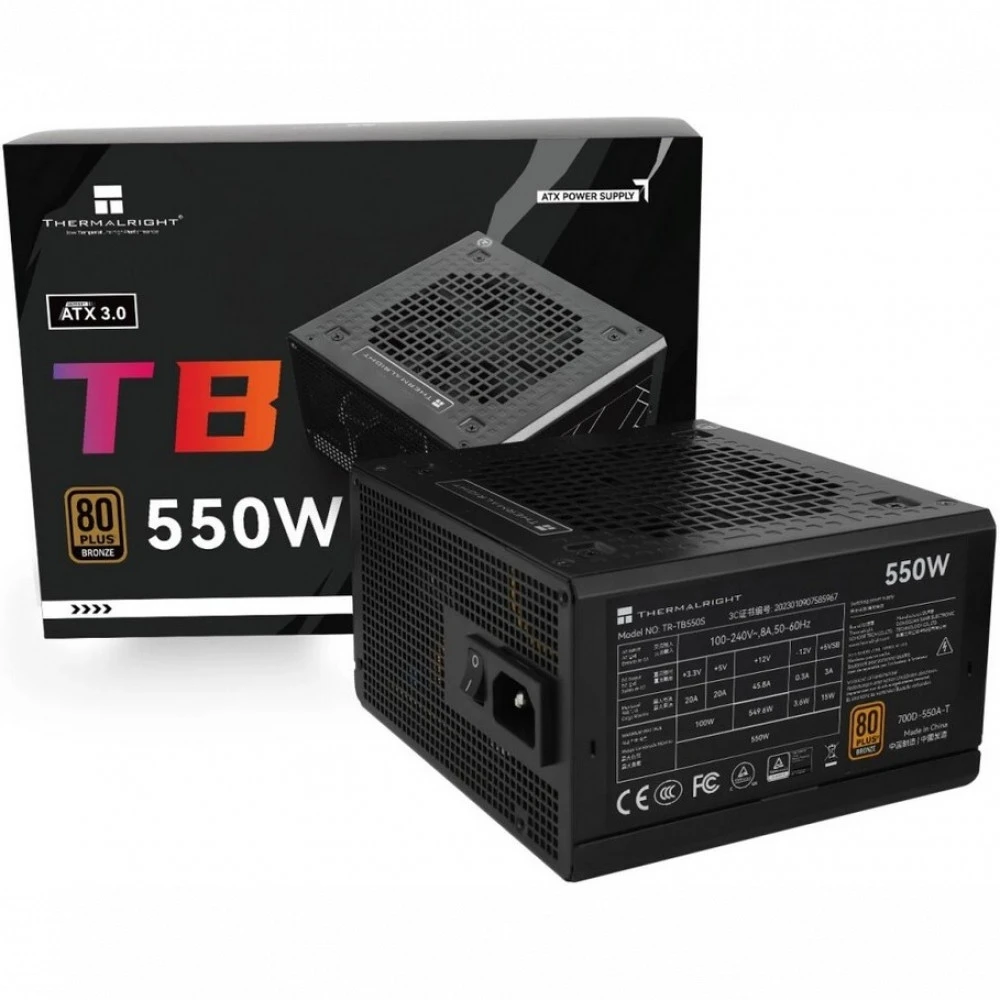 Блок питания Thermalright TR-TB550S 550 Вт, 80+ Bronze