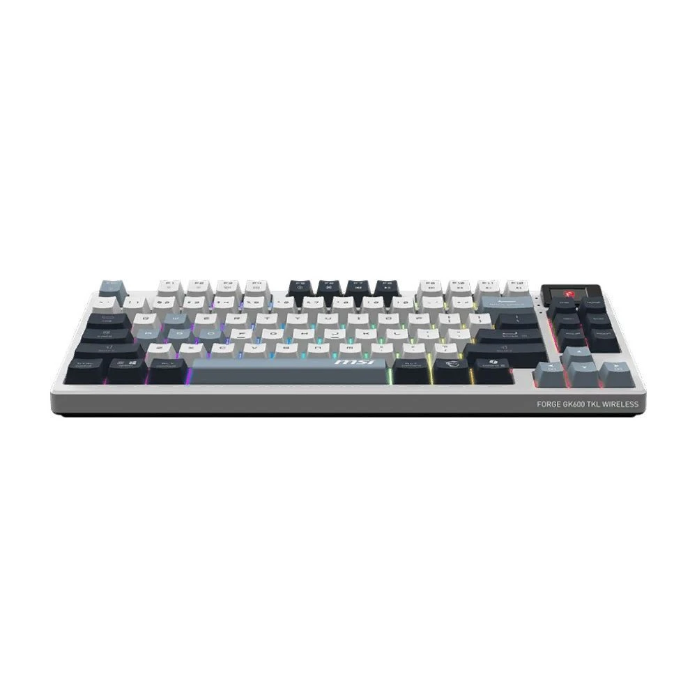 Клавиатура MSI FORGE GK600 TKL W SKY RU Беспроводная, Bluetooth