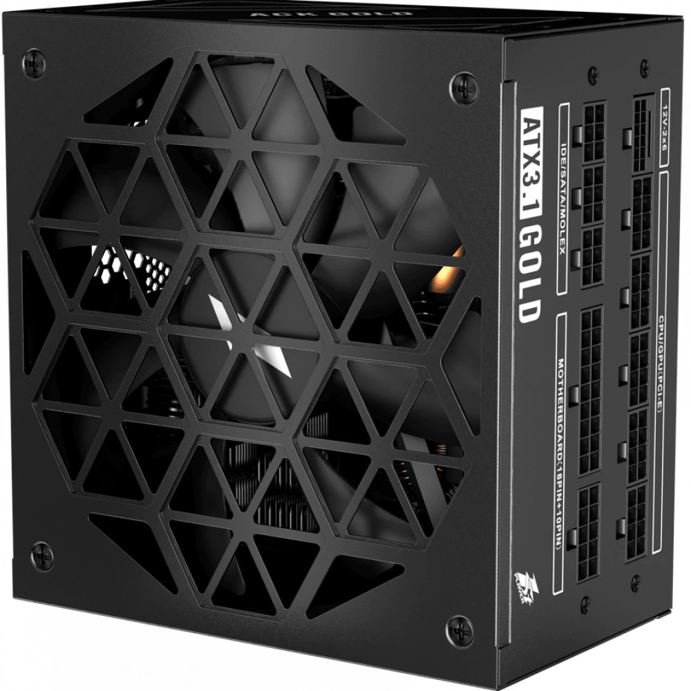 Блок питания 1STPLAYER ACK GOLD HA-850BA2-BK 850 Вт, 80+ Gold