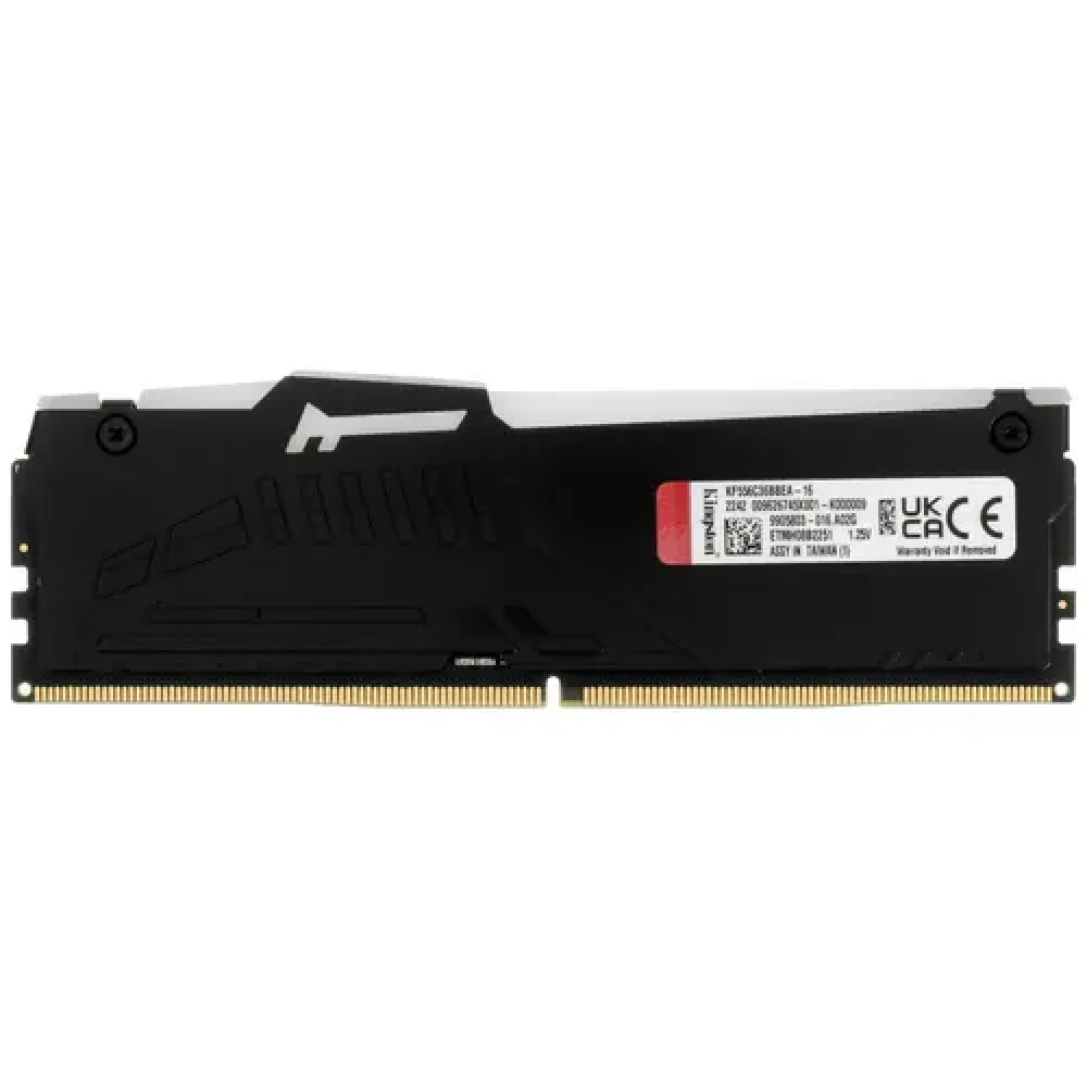 ОЗУ Kingston FURY Beast Black AMD RGB KF556C36BBEA-16 DIMM, DDR5, 16 Гб, 5600 МГц