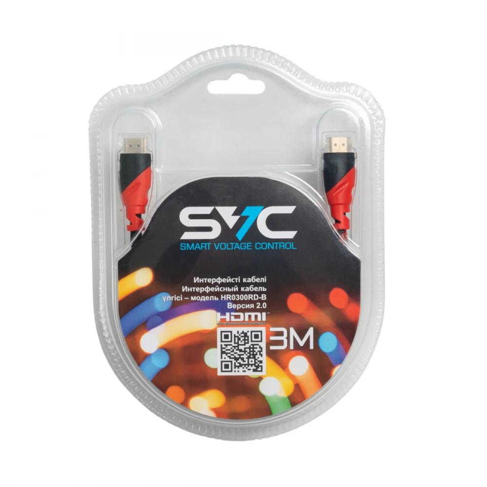 Кабель интерфейсный SVC HR0300RD-B HDMI - HDMI