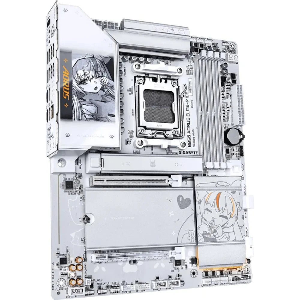 Материнская плата Gigabyte B850 A ELITE-P ICE ATX, AMD AM5