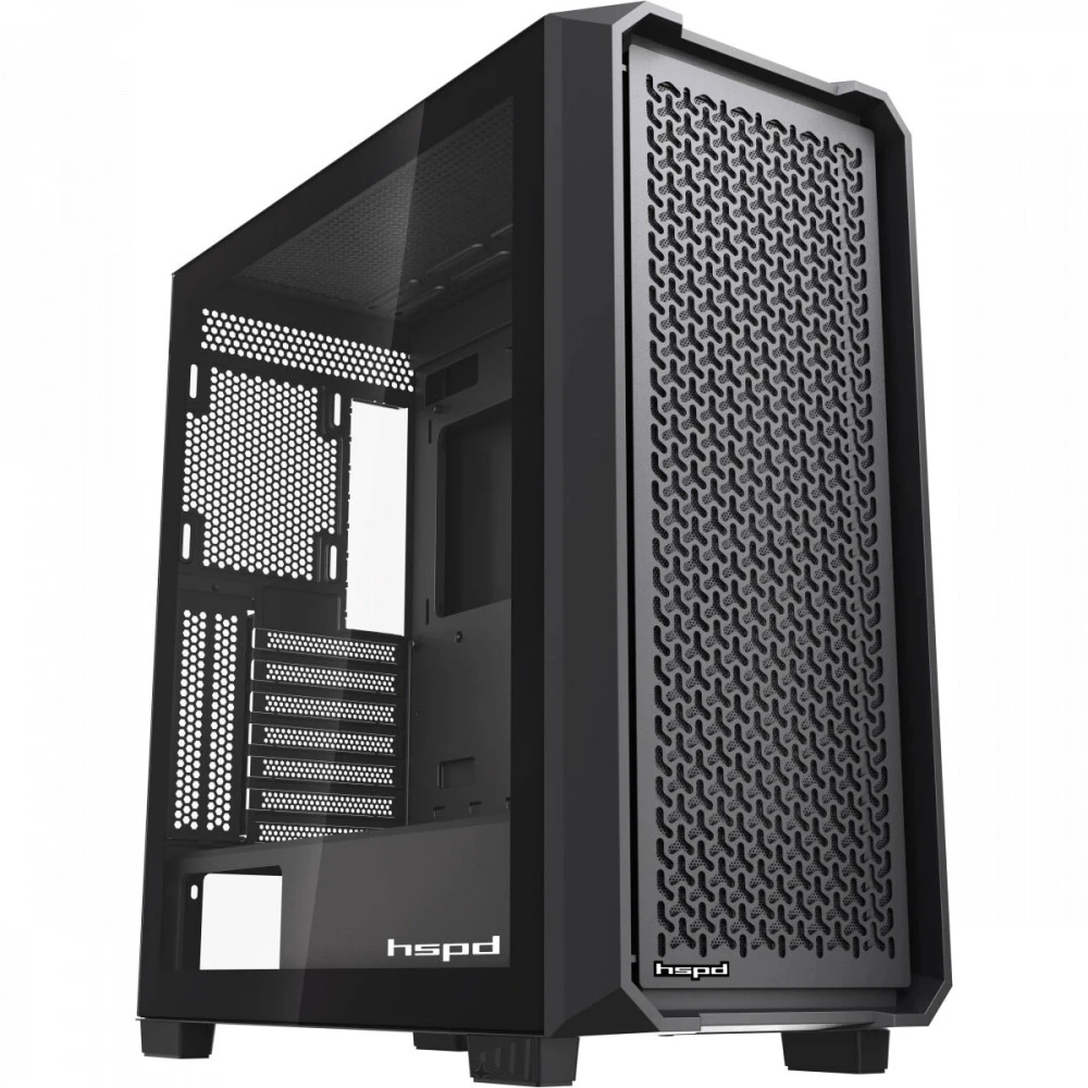Корпус HSPD F750-TGBK Mid-Tower