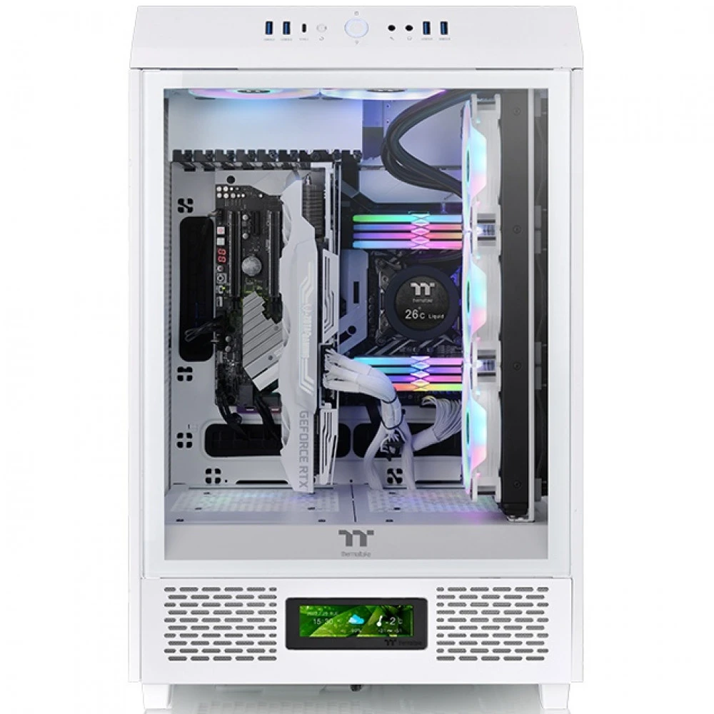 Аксессуар для ПК и Ноутбука Thermaltake ЖК-панель для Tower 500 Series Snow AC-062-OO6NAN-A1 LCD панель для корпуса