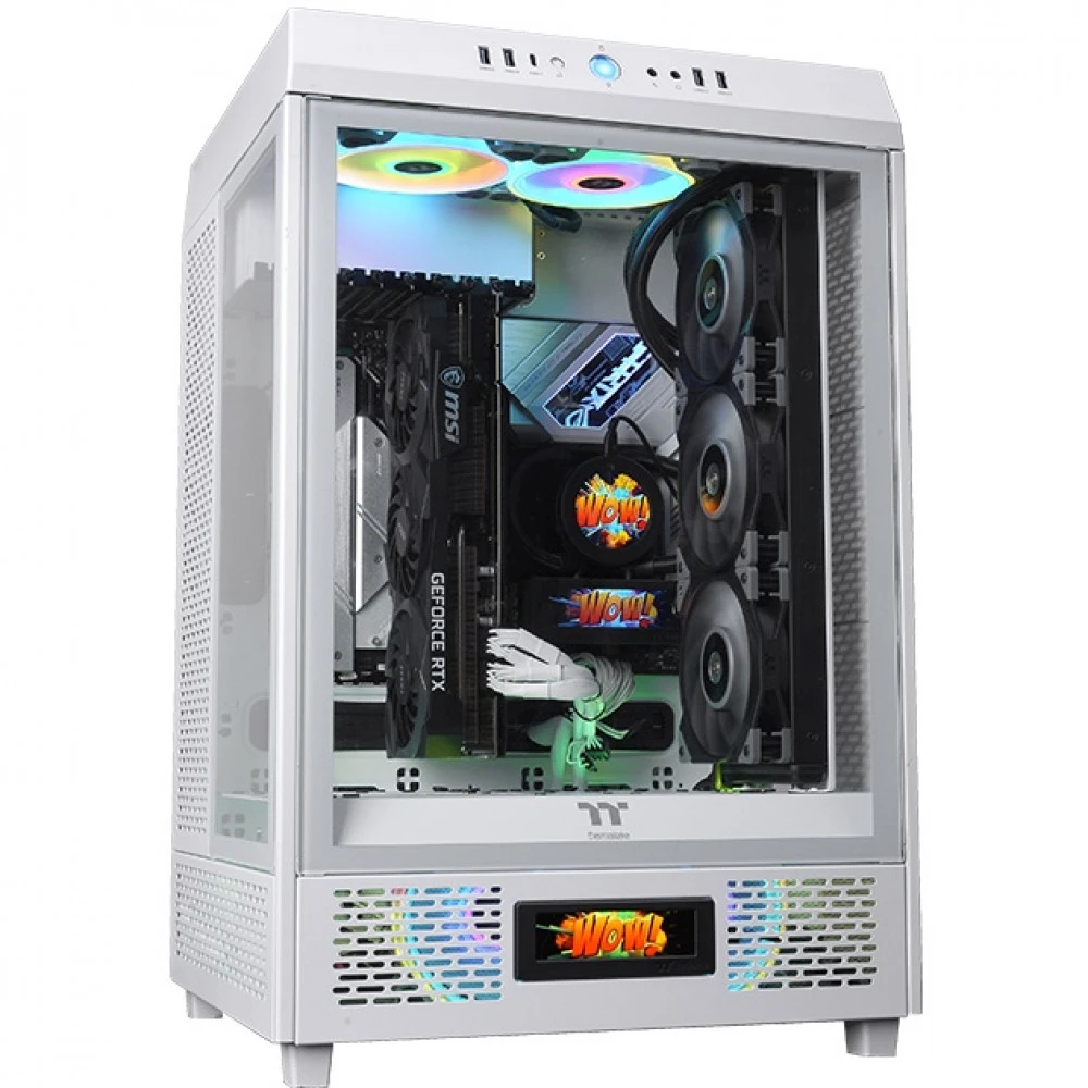 Аксессуар для ПК и Ноутбука Thermaltake ЖК-панель для Tower 500 Series Snow AC-062-OO6NAN-A1 LCD панель для корпуса