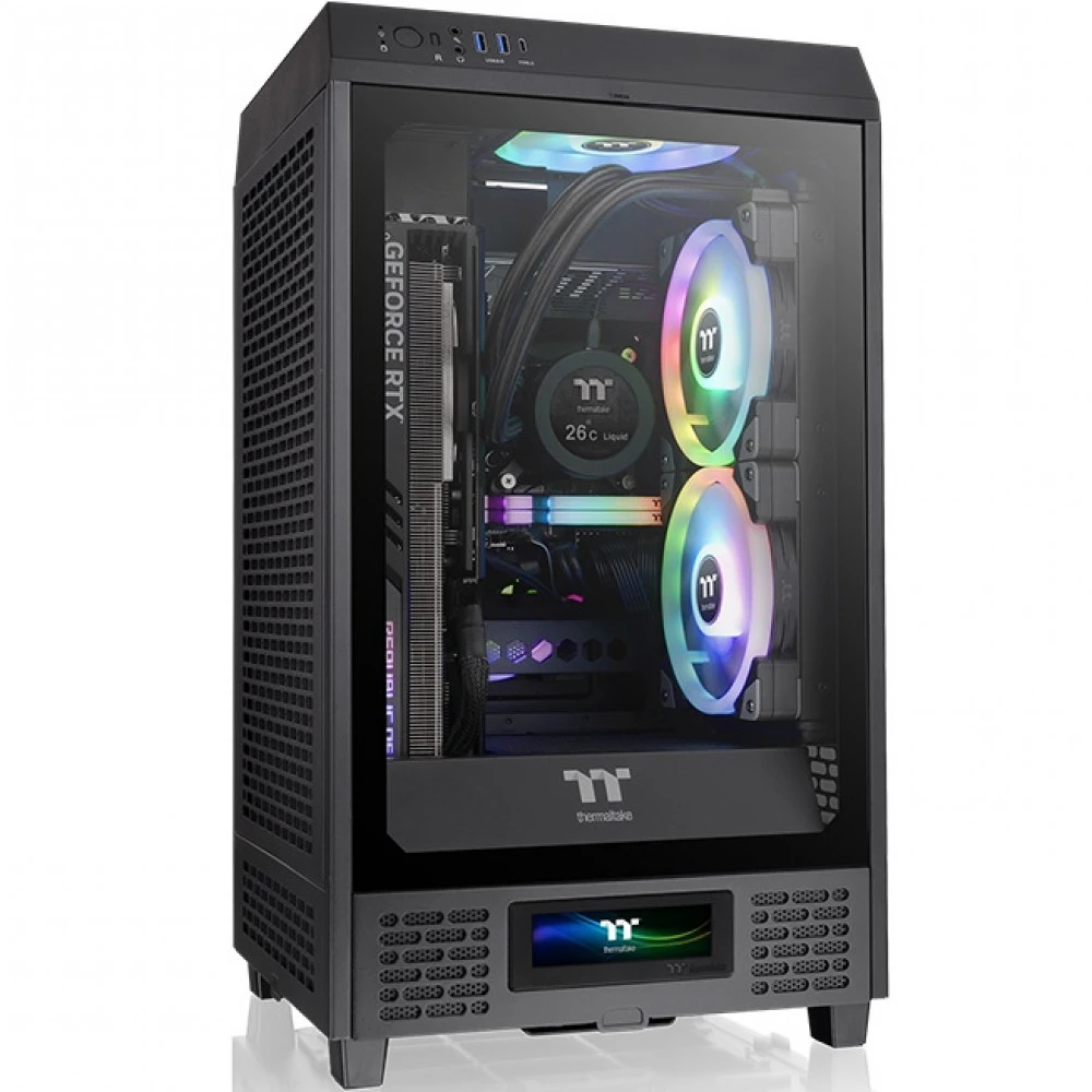 Аксессуар для ПК и Ноутбука Thermaltake ЖК-панель для Tower 200 Series Black AC-066-OO1NAN-A1 LCD панель для корпуса