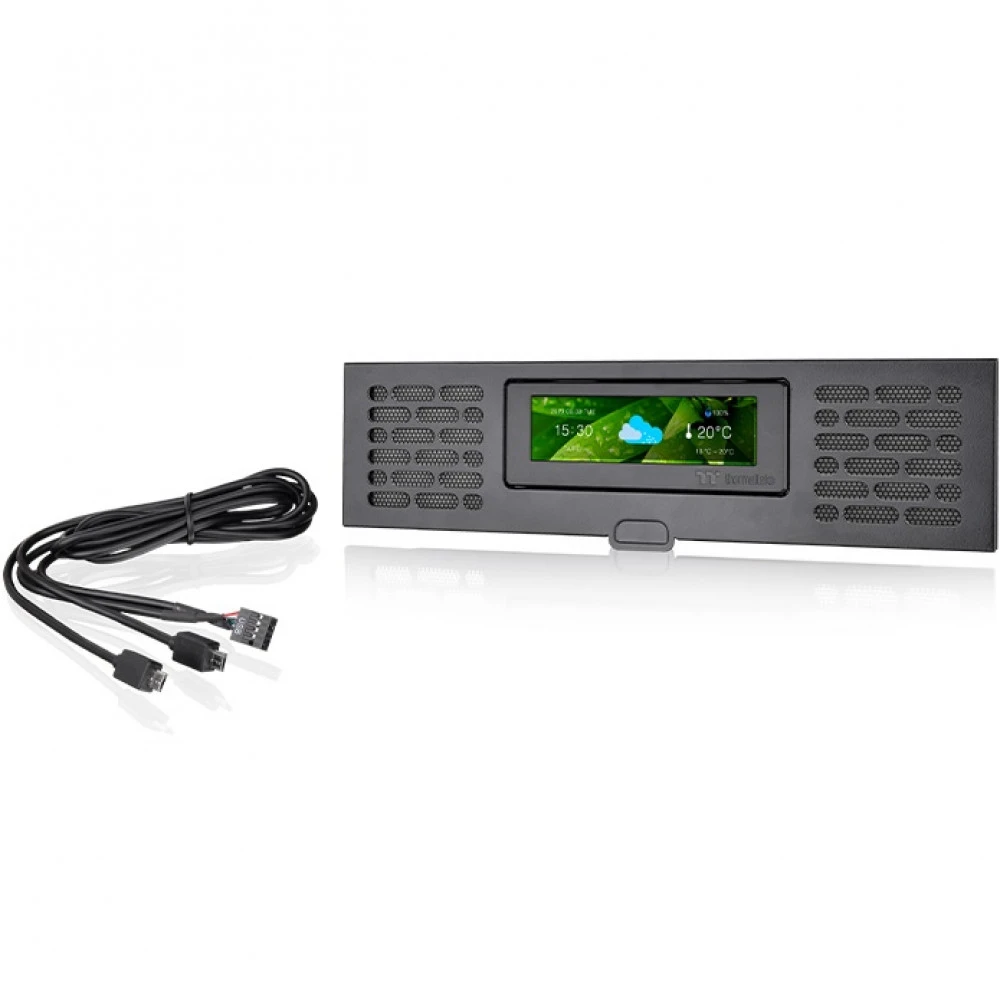 Аксессуар для ПК и Ноутбука Thermaltake ЖК-панель для Tower 200 Series Black AC-066-OO1NAN-A1 LCD панель для корпуса