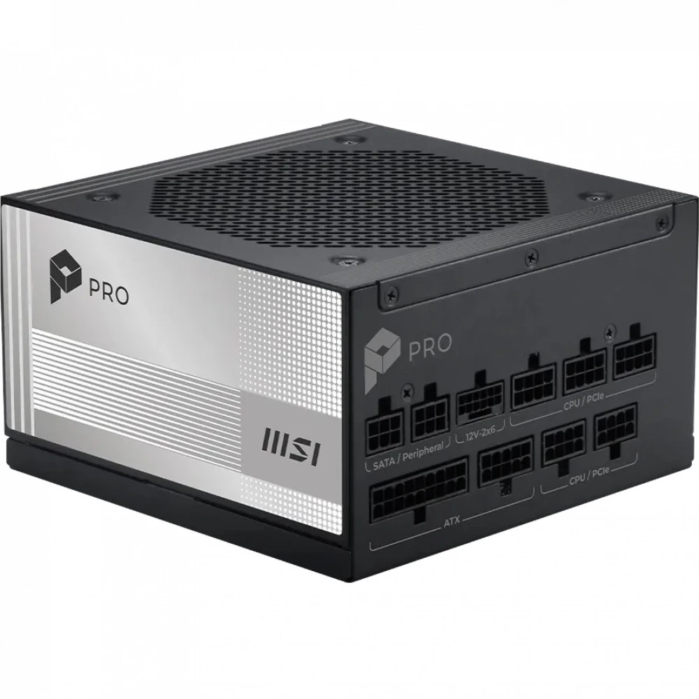 Блок питания MSI PRO A1000PL PCIE5 306-7ZPLX 1000 Вт, 80+ Platinum