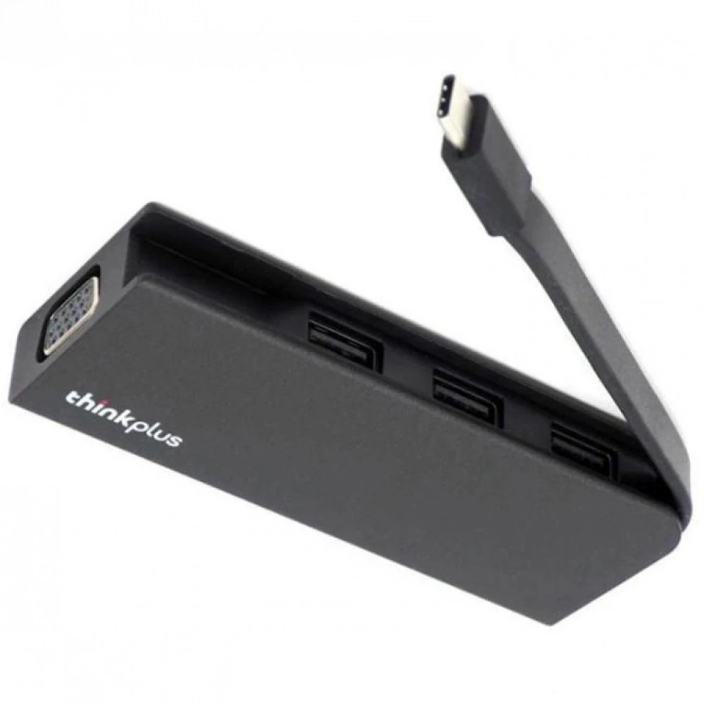 Док-станция Lenovo ThinkPlus USB-C 4-in-1 Hub 4X90W86497