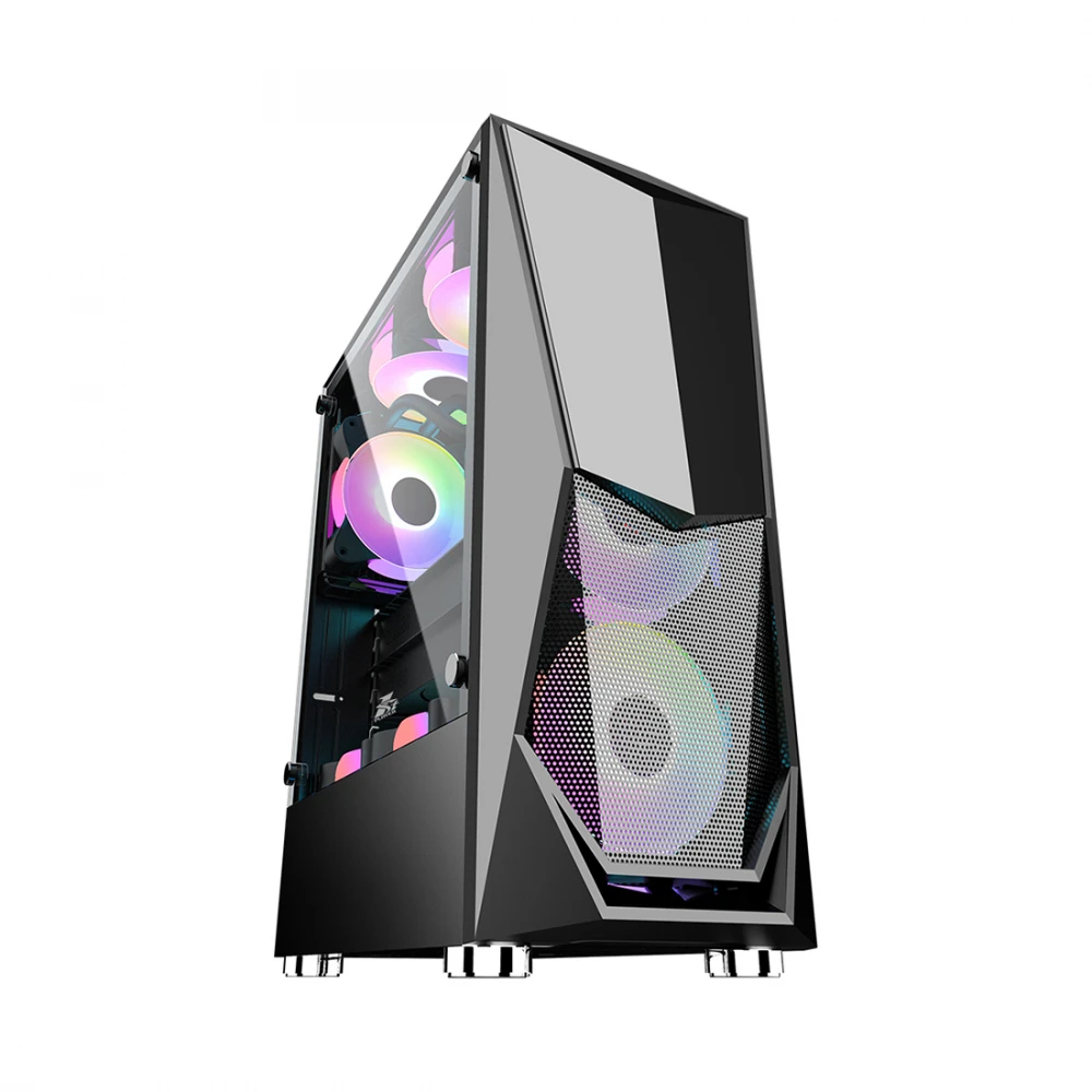 Корпус 1STPLAYER DK-3 DK-3-BK-3A2 Mid-Tower