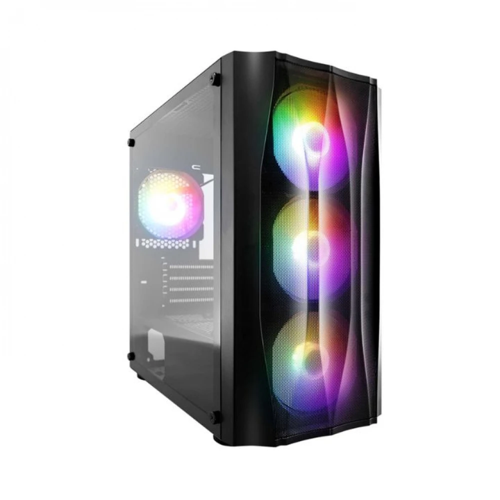 Корпус 1STPLAYER FIREBASE X3-M-BK X3-M-BK-4F2C3 Mini-Tower