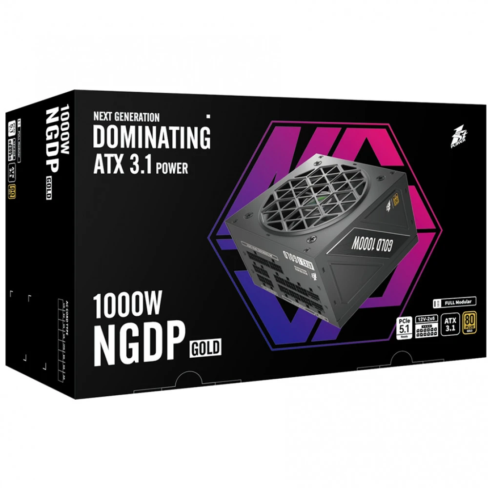 Блок питания 1STPLAYER NGDP 1000W Gold NGDP HA-1000BA4 1000 Вт, 80+ Gold