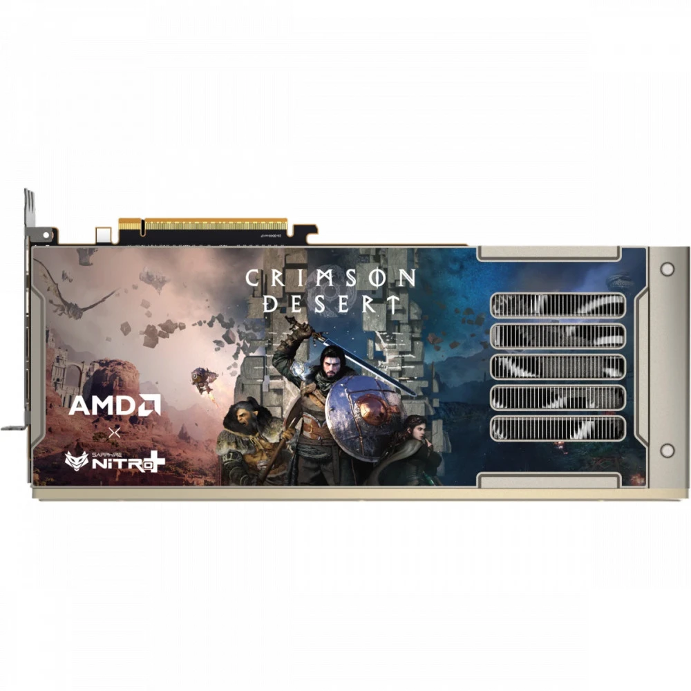 Видеокарта Sapphire AMD Radeon RX 9070 XT Nitro+ Crimson Desert Edition OC 11348-10-20G 16 ГБ