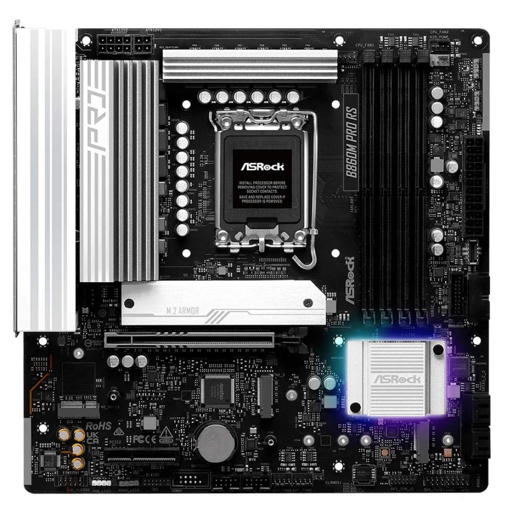 Материнская плата ASRock B860M PRO RS Micro-ATX, LGA 1851