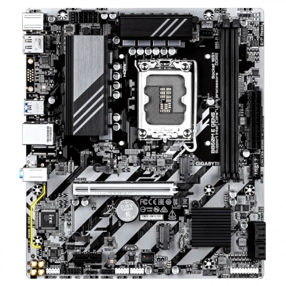 Материнская плата Gigabyte B860M E GEN5 B860M_E_GEN5 Micro-ATX, LGA 1851