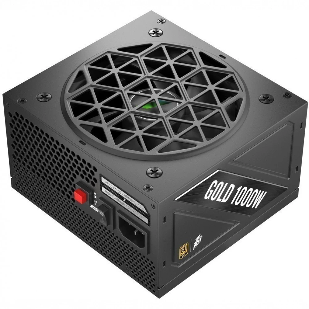 Блок питания 1STPLAYER HA-1000BA4 BLACK 1000 Вт, 80+ Gold