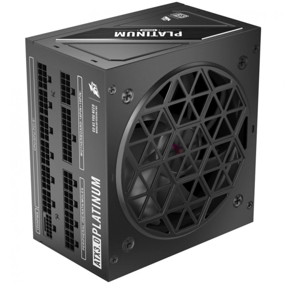 Блок питания 1STPLAYER HA-1000BA3-BK 1000 Вт, 80+ Platinum