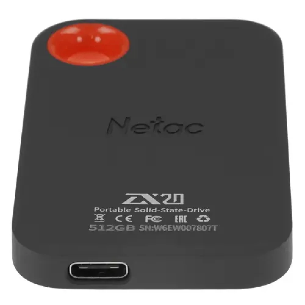 Внешние накопители Netac ZX20 NT01ZX20-002T-32BL 2 ТБ