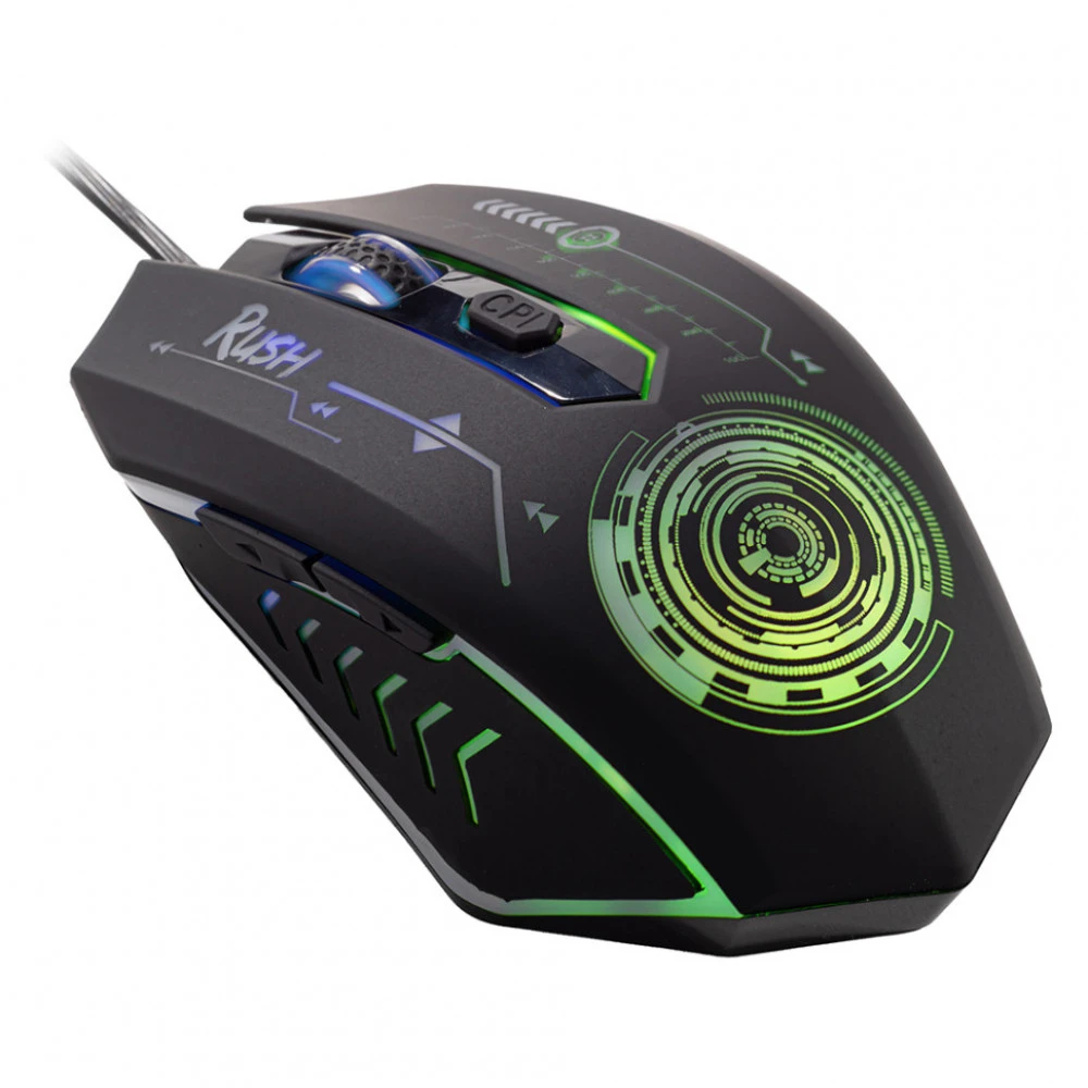 Мышь SmartBuy RUSH Mission SBM-727G-K Игровые, Проводная