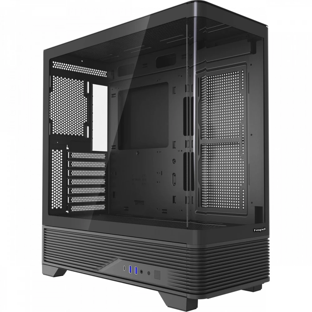 Корпус HSPD F560-TGBK Black Mid-Tower