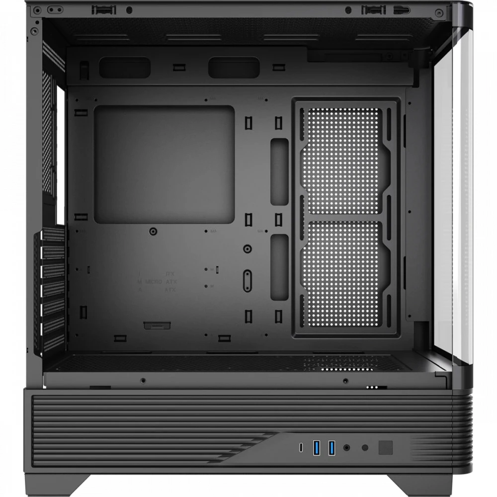 Корпус HSPD F560-TGBK Black Mid-Tower