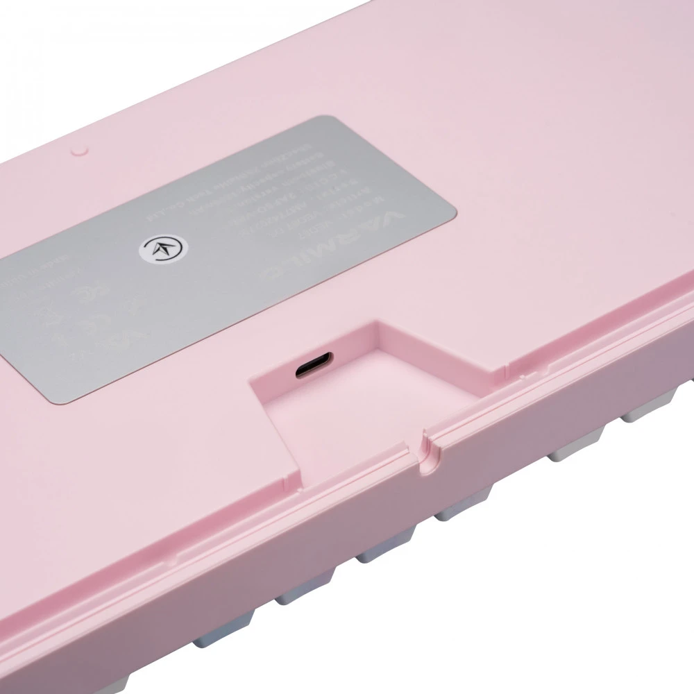 Клавиатура Varmilo VEM87 Dreams On Board 87Key EC V2 Rose A33A030B0A3A17A028 Проводная, USB