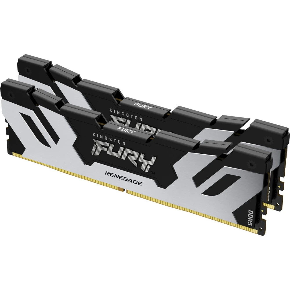 ОЗУ Kingston Fury Renegade Silver KF560C32RSK2-96 DIMM, DDR5, 96 Гб (2 x 48 Гб), 6000 МГц