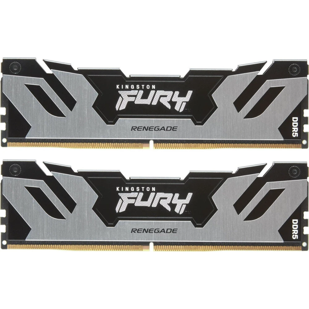 ОЗУ Kingston Fury Renegade Silver KF560C32RSK2-96 DIMM, DDR5, 96 Гб (2 x 48 Гб), 6000 МГц