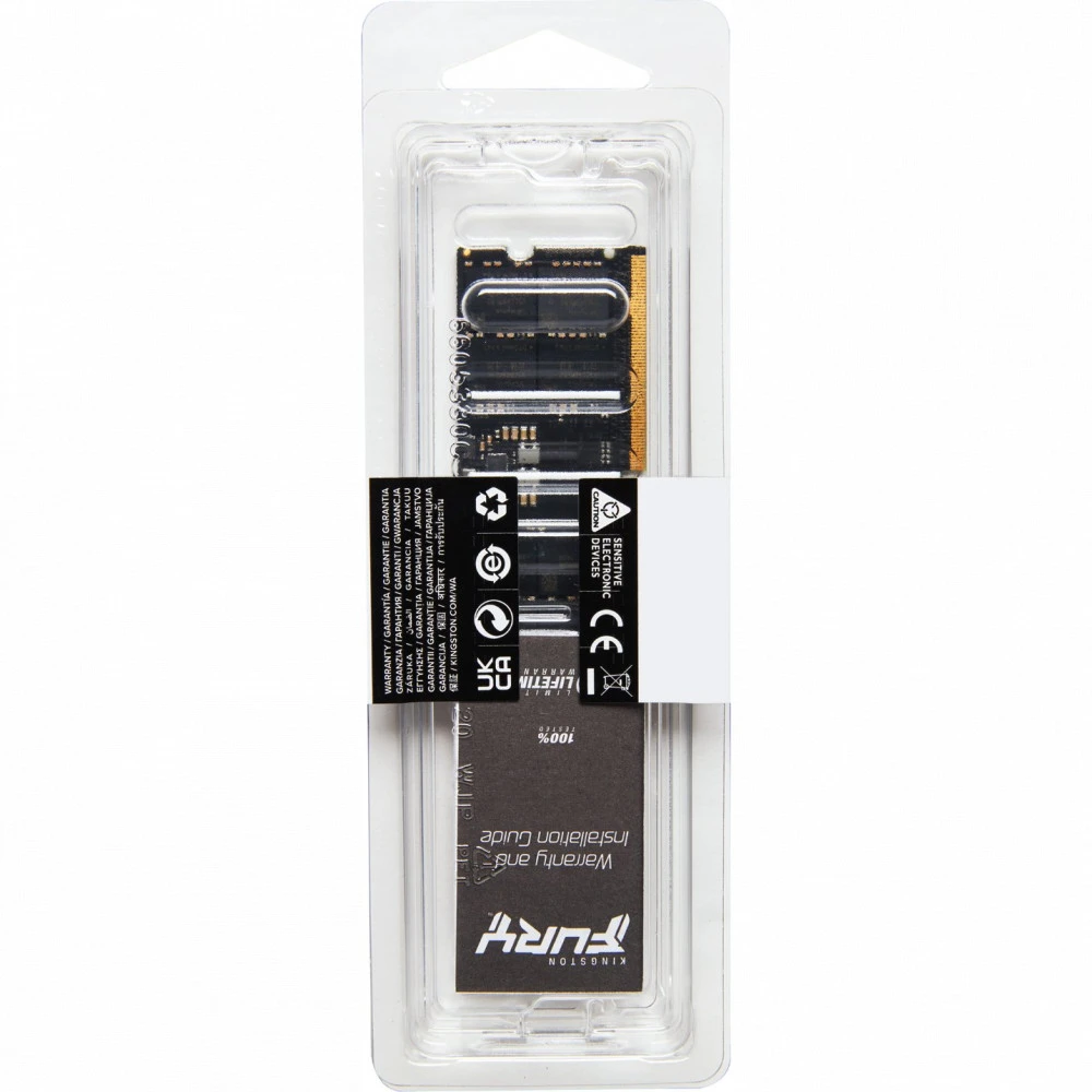 ОЗУ Kingston Fury Impact KF564S38IB-16 SO-DIMM, DDR5, 16 Гб, 6400 МГц