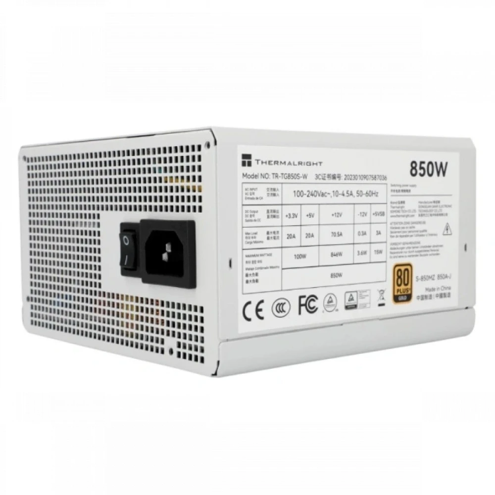 Блок питания Thermalright TR-TG850S-W 850 Вт, 80+ Gold