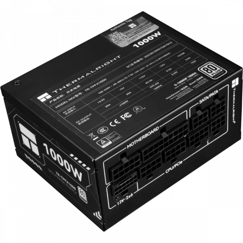 Блок питания Thermalright TR-TPFX 1000 1000 Вт, 80+ Platinum