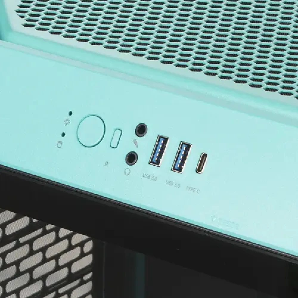 Корпус Thermaltake The Tower 300 Turquoise CA-1Y4-00SBWN-00 Mini-Tower