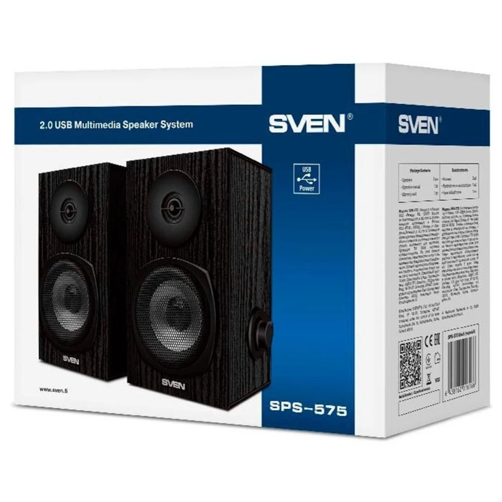 Компьютерные колонки Sven SPS-575 Black SV-016166 Черный