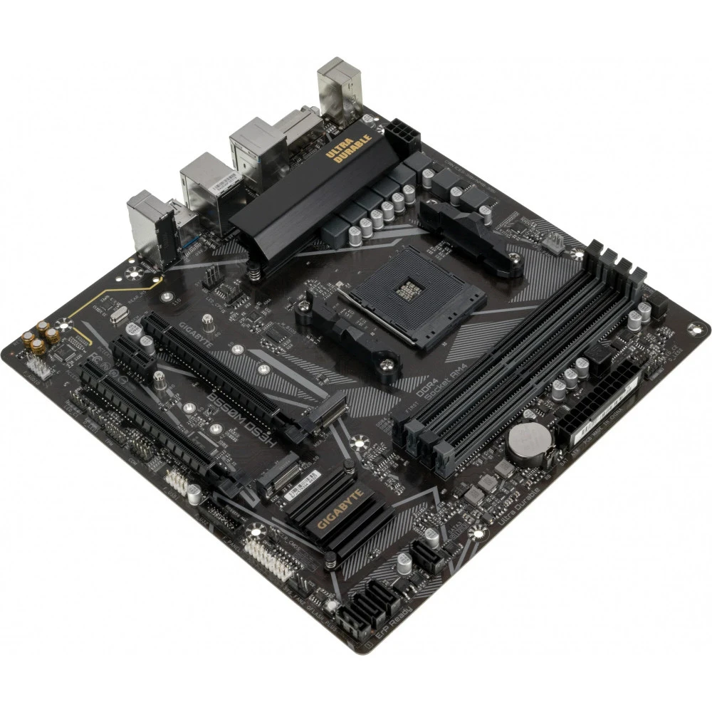 Материнская плата Gigabyte B550M DS3H 1.7 Micro-ATX, AMD AM4