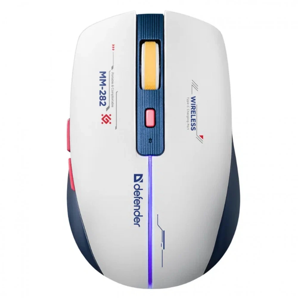 Мышь Defender MM-282 52282 Бюджетные, Беспроводная