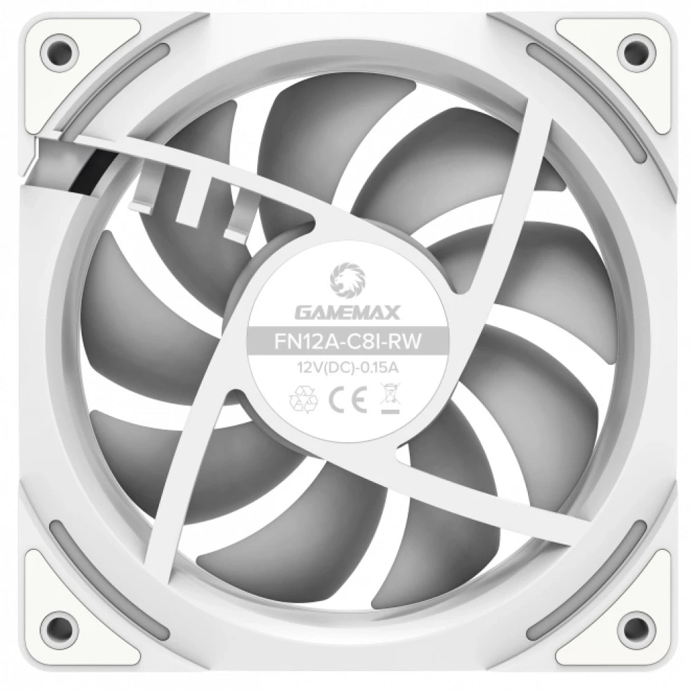 Система охлаждения GameMax FN12A-C8I-R-W Для системного блока