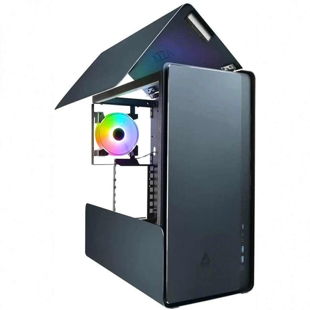 Корпус AZZA  Cast Black CSAZ-808BM CAST Mid-Tower