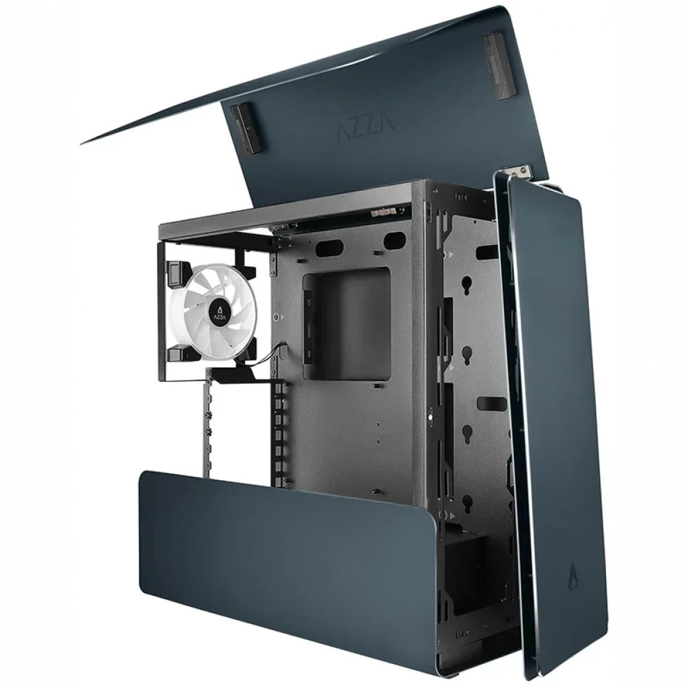 Корпус AZZA  Cast Black CSAZ-808BM CAST Mid-Tower