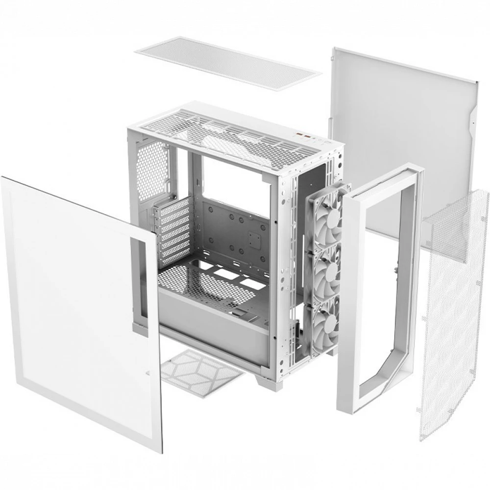 Корпус PCcooler C3D510 ARGB WHITE C3 D510 ARGB WH Mid-Tower