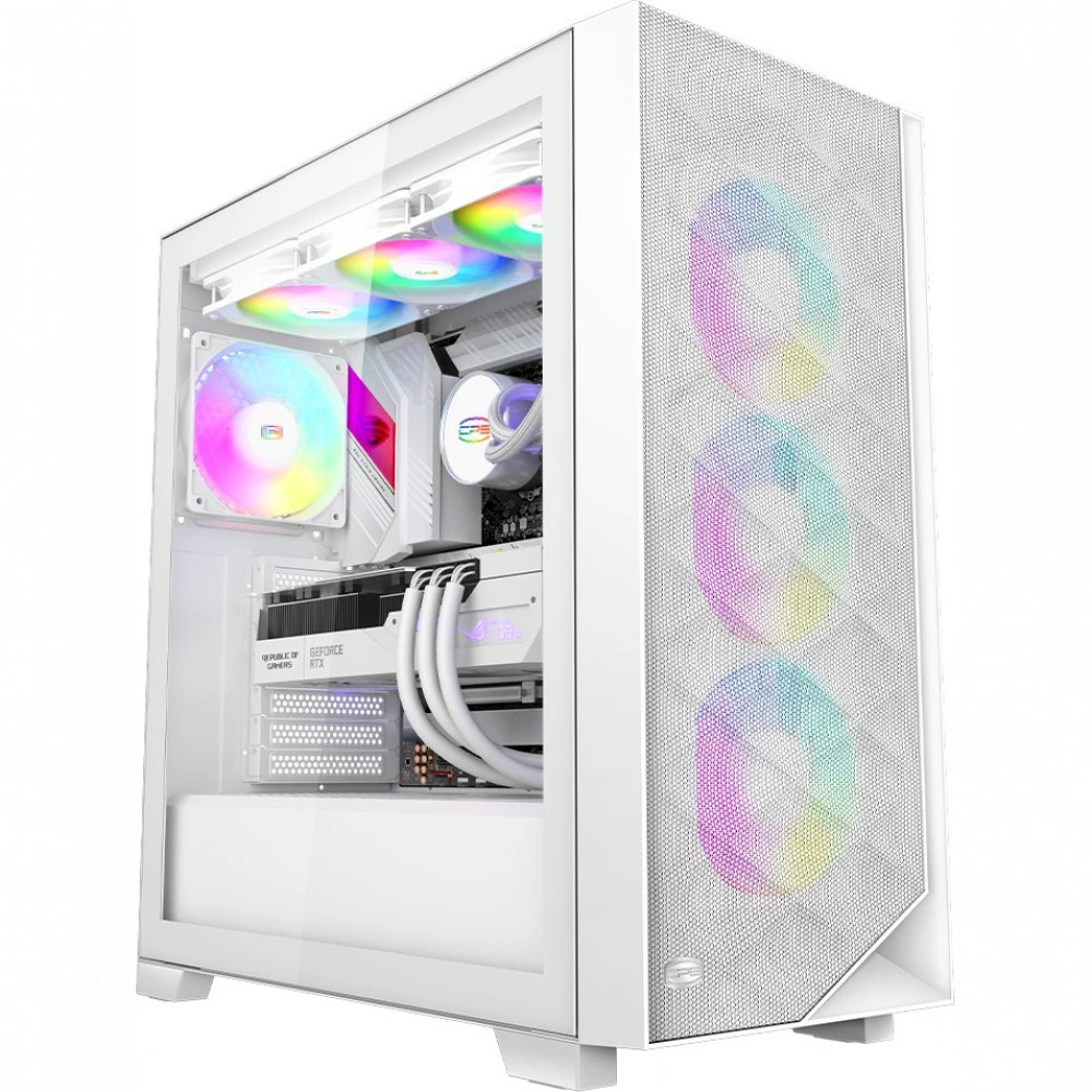 Корпус PCcooler C3D510 ARGB WHITE C3 D510 ARGB WH Mid-Tower