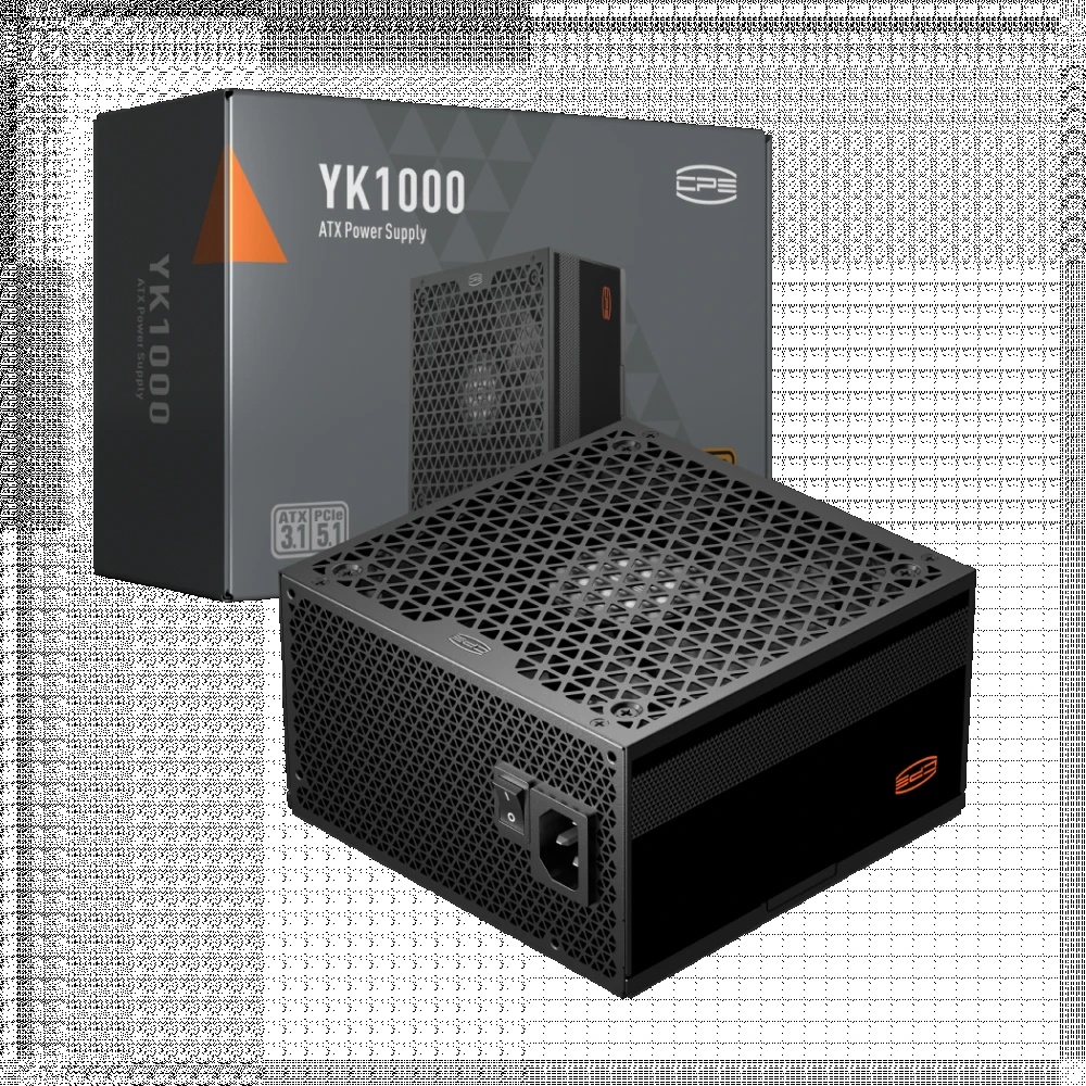 Блок питания PCcooler YK1000 1000 Вт, 80+ Bronze