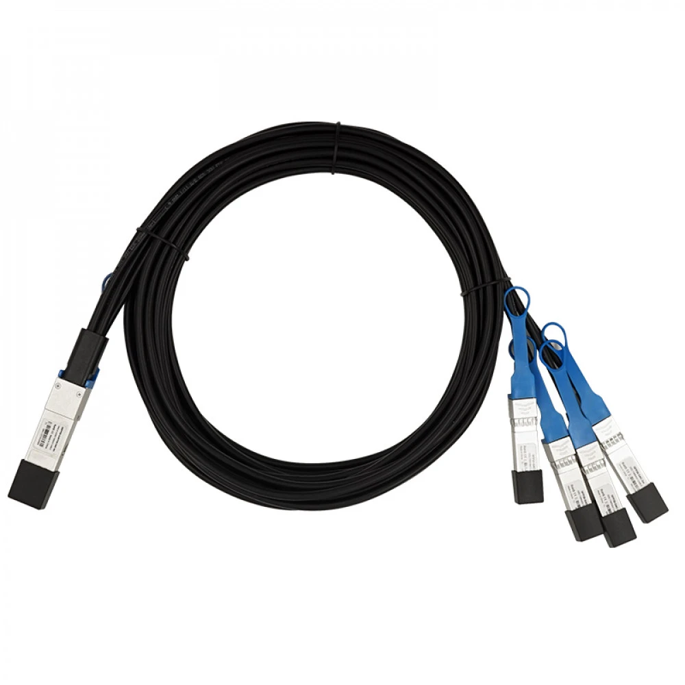 Кабель интерфейсный LR-Link OPTICAL QSFP28 100G 3M LRAOC-QSFP28-4SFP28-3M QSFP28 (100GBase-T) - SFP28 (25GBase-T) x4