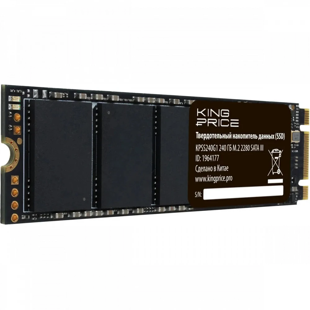 Жесткий диск KingPrice KPSS240G1 SSD (твердотельные), 240 ГБ, M.2, SATA