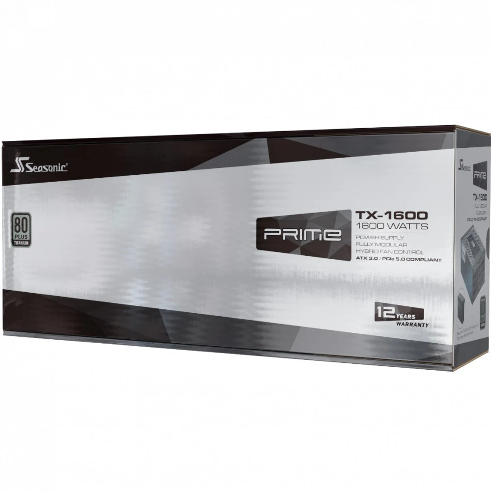 Блок питания Seasonic Prime TX-1600 ATX 3.0 SSR-1600TR2 1600 Вт, 80+ Titanum