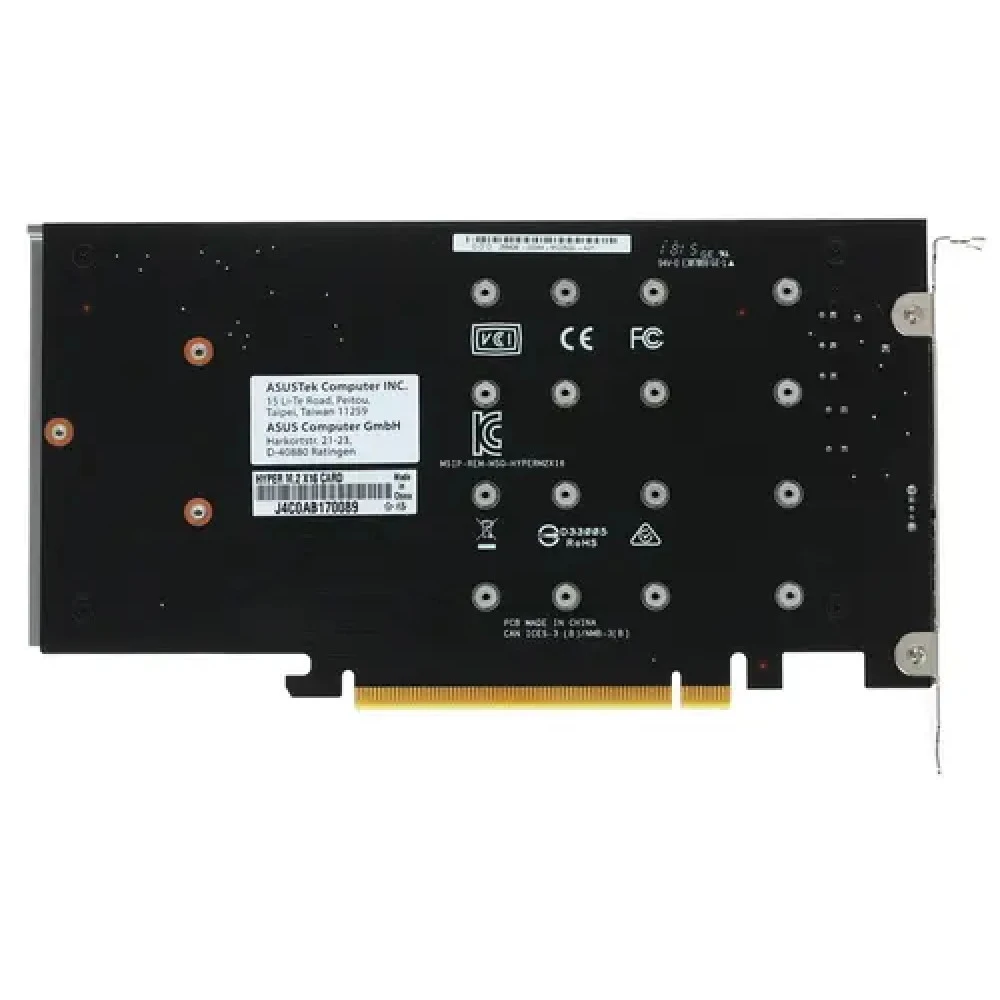 Аксессуар для жестких дисков Asus HYPER M.2 X16 CARD