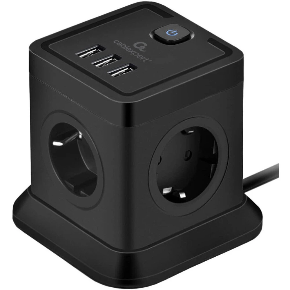 Сетевой фильтр Cablexpert TWR-4-U3-B-2