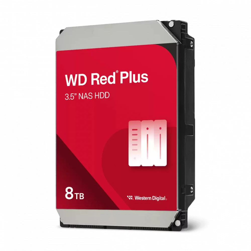 Жесткий диск Western Digital WD80EFPX HDD (классические), 8 ТБ, 3.5 дюйма, SATA