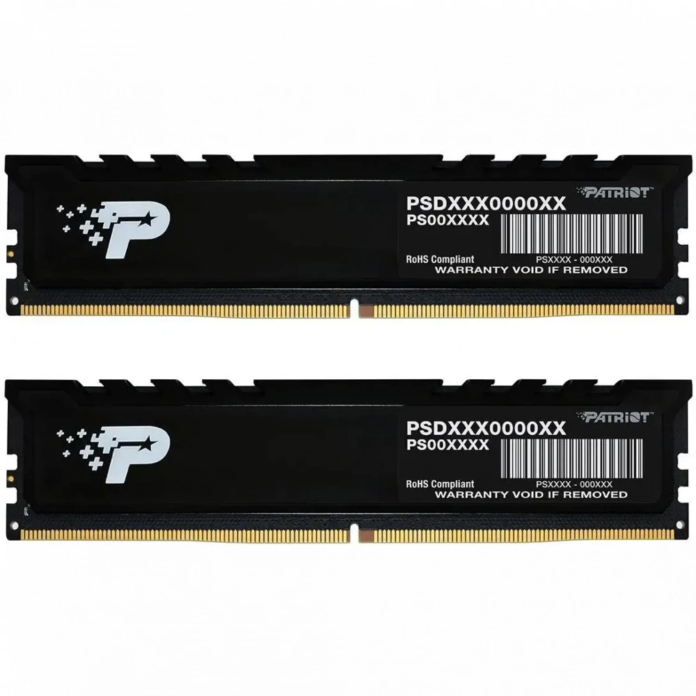 ОЗУ Patriot Signature Premium PSP564G4800KH1 DIMM, DDR5, 64 Гб (2 х 32 Гб), 4800 МГц